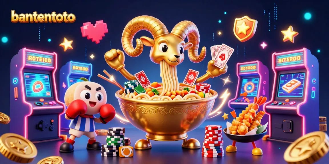 Bantentoto menghadirkan gambar 3D yang penuh warna dengan karakter kasino unik, menggambarkan aksi taruhan yang mengasyikkan.