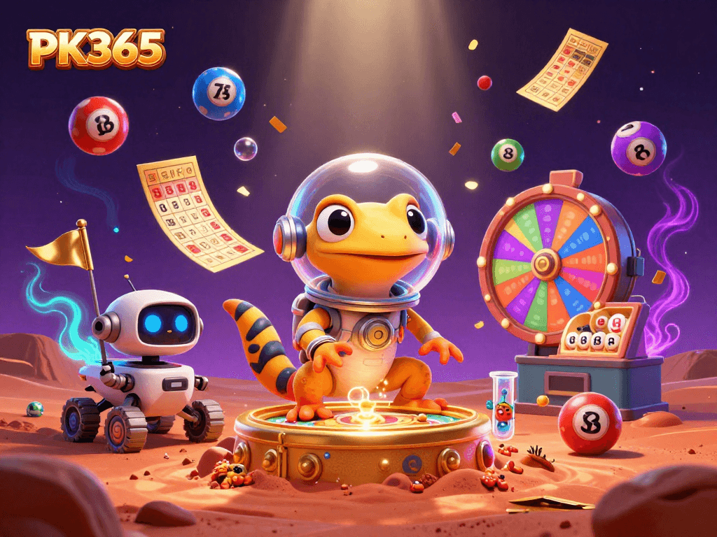 Engage with PK365's thrilling gameplay through vibrant visuals, capturing excitement and winnings.