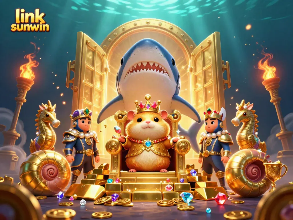 Experience the thrill of casino games with the link sunwin, surrounded by treasure and excitement.