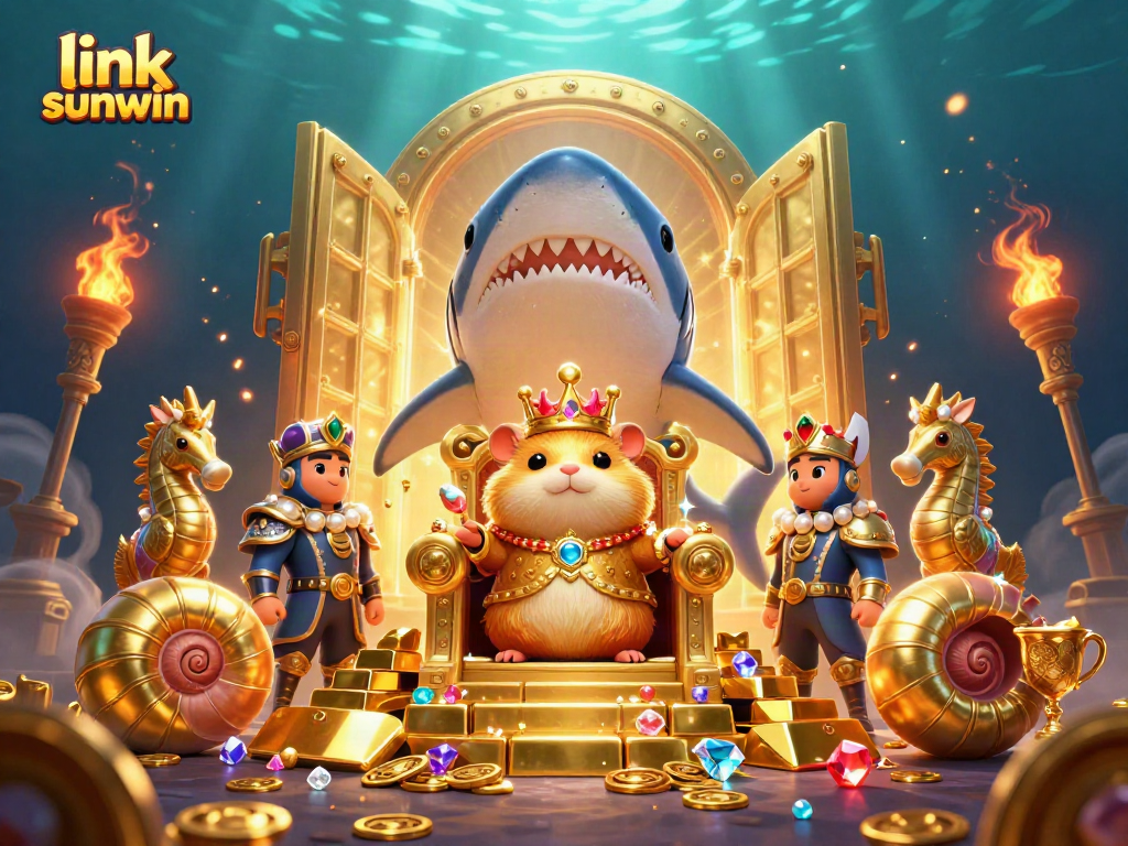 Experience the thrill of casino games with the link sunwin, surrounded by treasure and excitement.