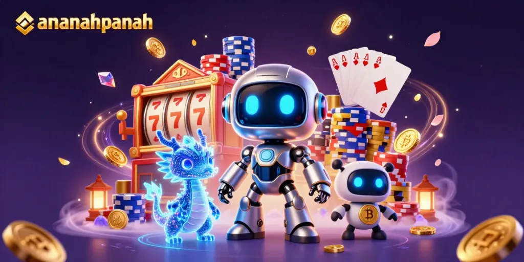 Menangkan putaran slot gacor di amanahpanah dengan robot cyberpunk dan harta berkilau!