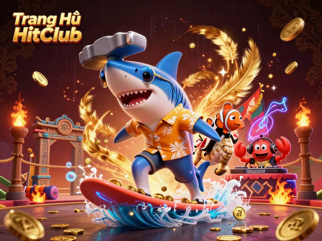Experience exciting gameplay at Trang Chủ HitClub amidst dynamic characters and rich casino elements.