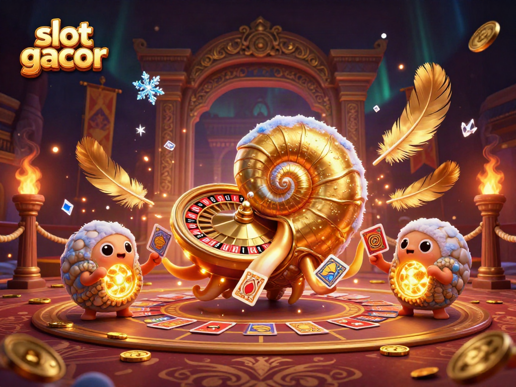 Menangkan jackpot dengan slot gacor di ilustrasi kasino yang dinamis dan mengesankan.