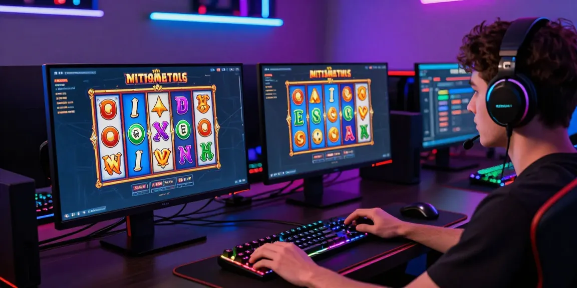 Pengguna NAGAHOKI303 fokus bermain slot online dengan tampilan permainan yang menarik.