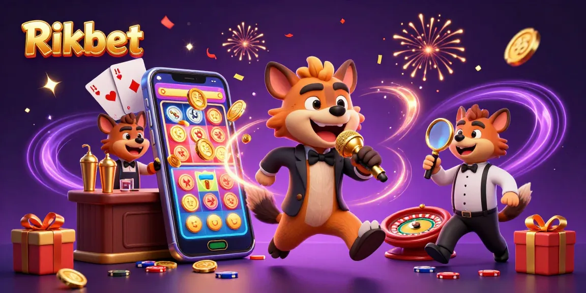 Engage in laughter and excitement at Rikbet with hyenas in a comedy casino scene.