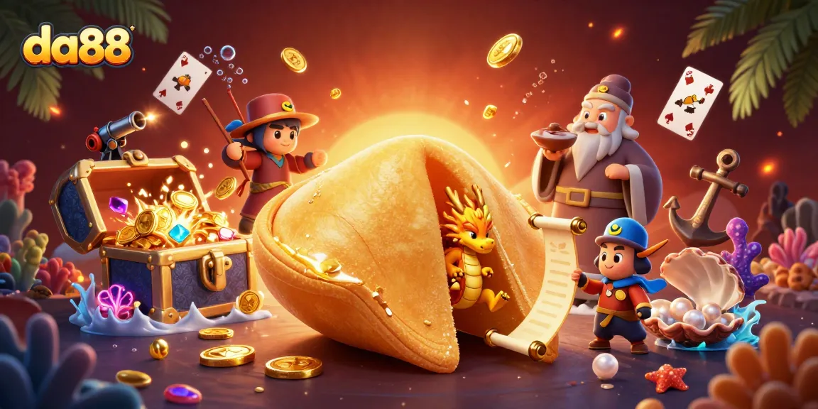 Engage with da88's winning strategies in this vibrant casino-themed illustration featuring dynamic characters and elements.
