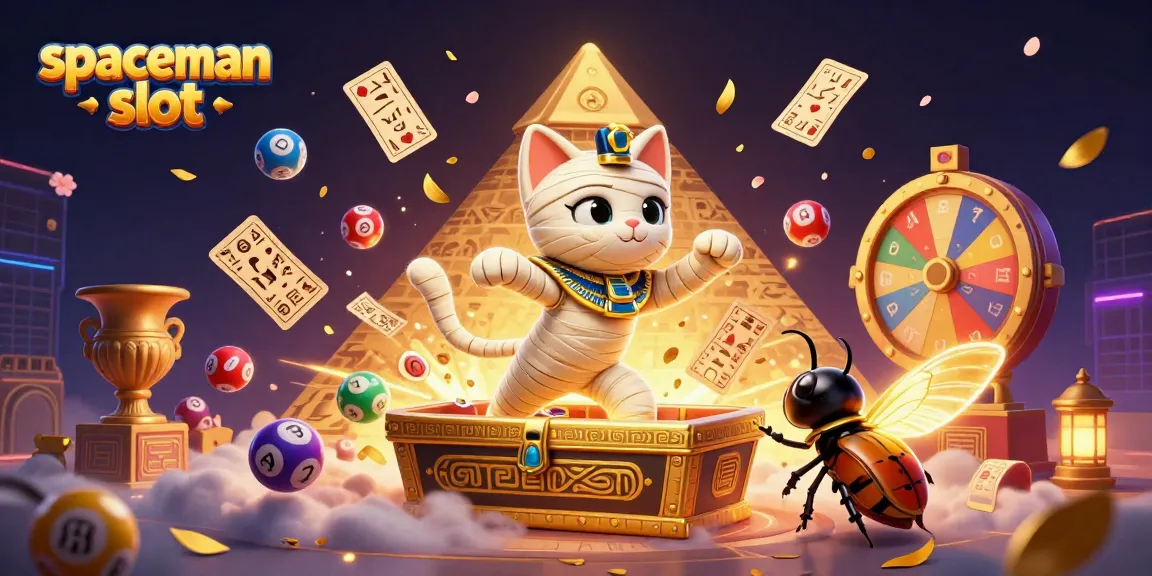 Experience the thrilling spaceman slot as a dynamic 3D illustration showcases action, energy, and colorful casino elements.