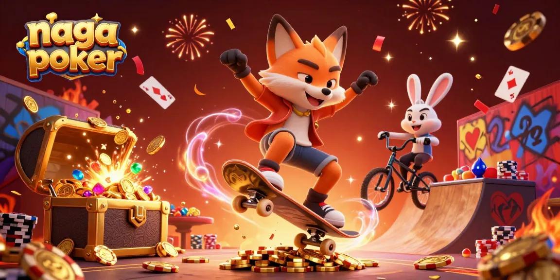 Play poker with naga poker and win gold coins while enjoying a vibrant party atmosphere.
