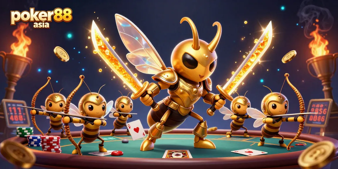 Permainan poker88 asia yang seru dengan karakter 3D dan elemen kasino yang menarik.