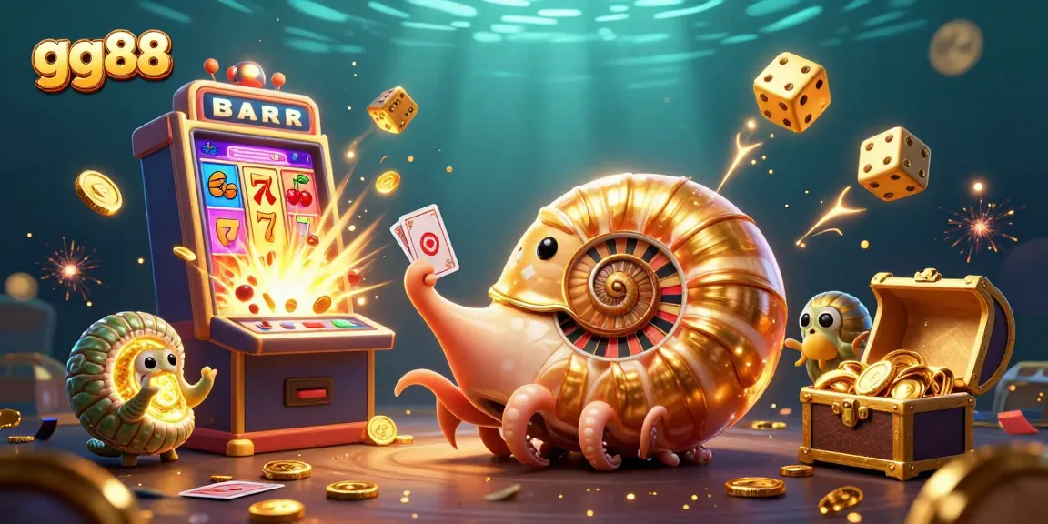 Experience thrilling gameplay at gg88 with a vibrant 3D casino illustration featuring dynamic gaming elements.