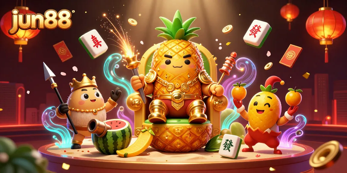 Experience thrilling gameplay at jun88 with a vibrant beach casino scene featuring fun characters and lively elements.