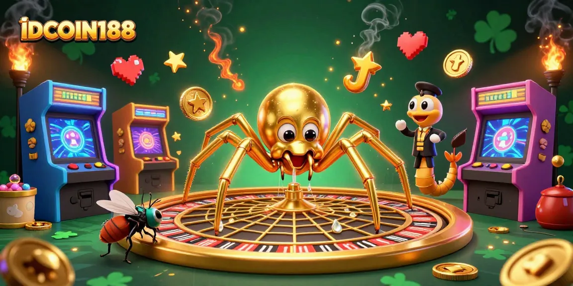 Bet with IDCOIN188 and enjoy colorful gaming excitement surrounded by vibrant elements.