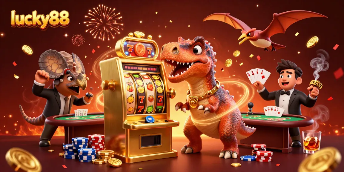 Catch the excitement with lucky88 as the pachycephalosaurus hits the jackpot!