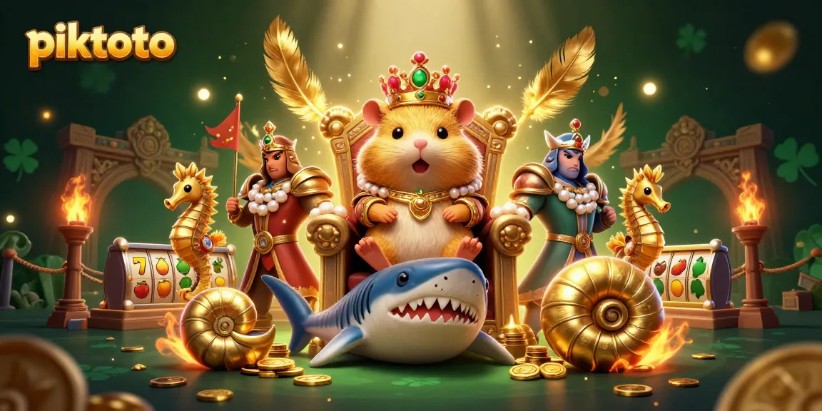 Piktoto memberikan pengalaman slot online menarik dengan hamster raja dan pengawal kuda laut, siap untuk bertaruh.