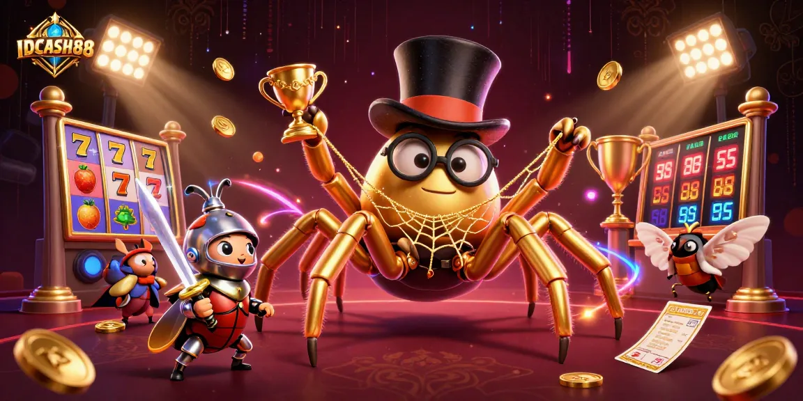 Experience exciting gameplay at IDCASH88 with vibrant slot reels and captivating characters.