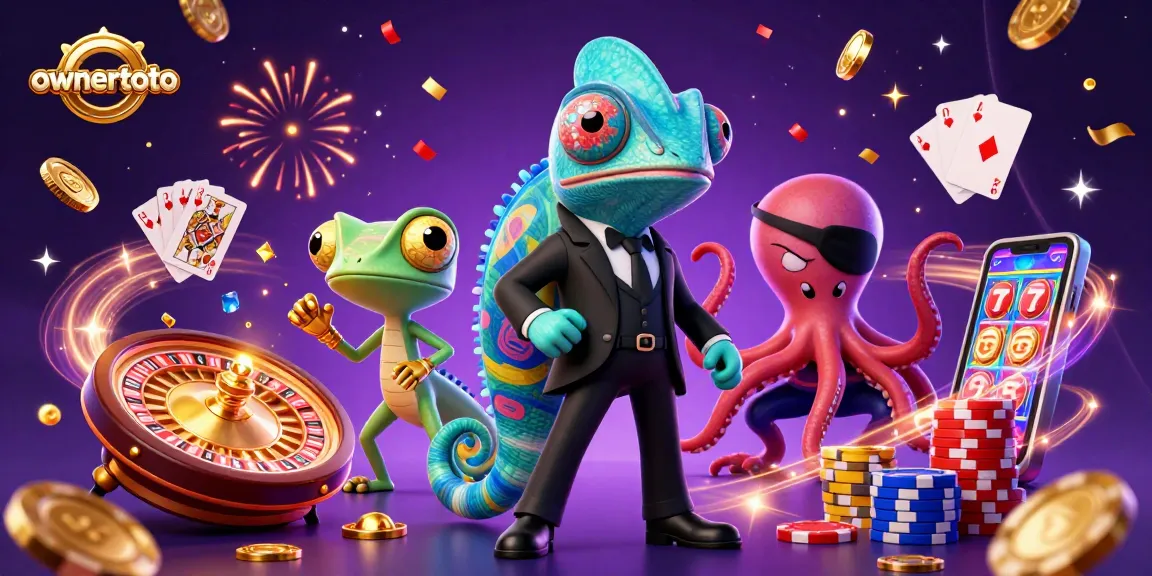 Rasakan keseruan dengan ownertoto bersama agen rahasia chameleon dan gecko di kasino virtual!