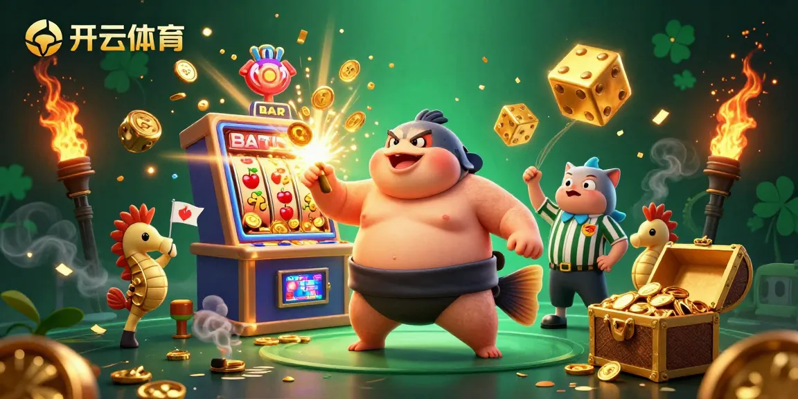 Experience exciting gameplay at 开云体育 with vibrant slot machines and dynamic casino elements.