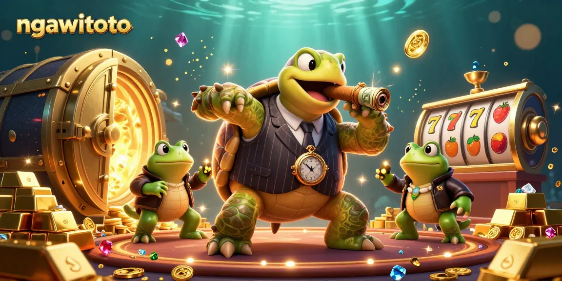 Experience the thrilling spins of ngawitoto slots with vibrant treasure in a dynamic casino scene.