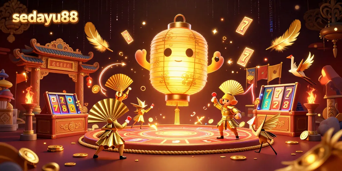 Experience thrilling wins at sedayu88 with dynamic slot reels and golden casino elements.