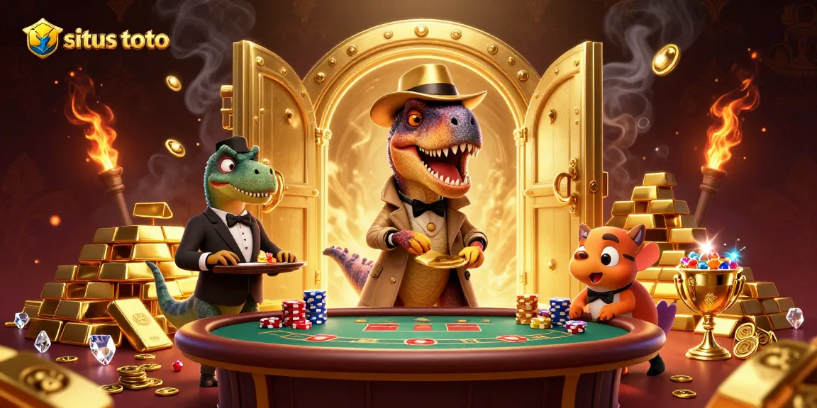 Permainan situs toto dengan velociraptor berpenyamaran di meja blackjack, mencuri perhatian!