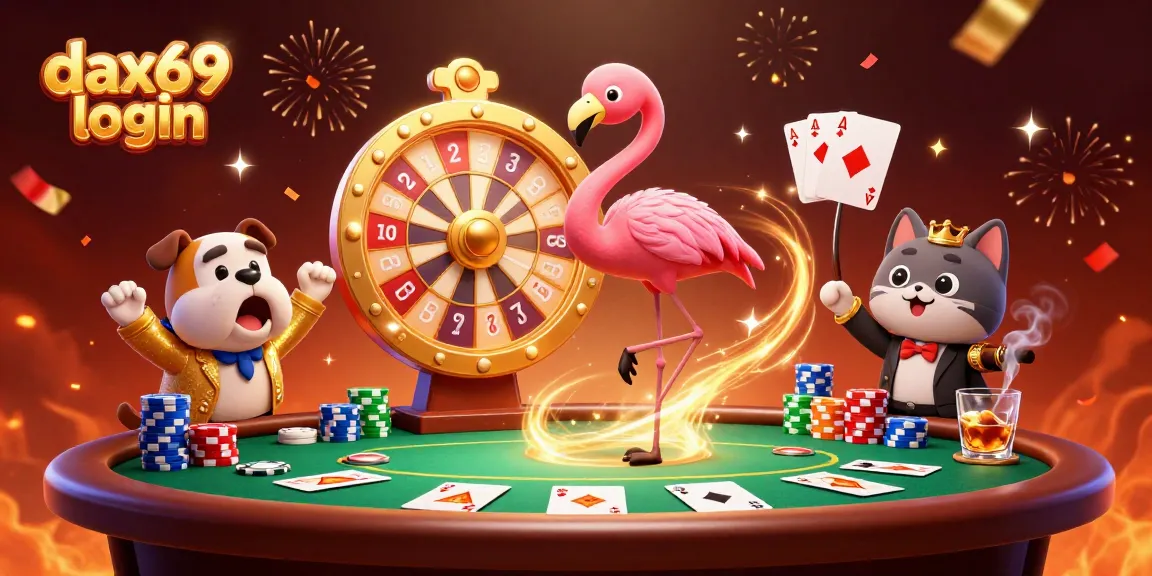 Mengamankan strategi dax69 login dalam suasana kasino yang ceria dengan karakter menyenangkan.