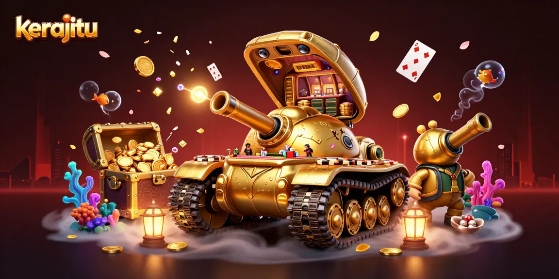 Menangkan permainan kasino di kerajitu dengan ilustrasi 3D kartun yang kaya elemen mengasyikkan.